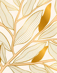 Golden leaves wallpaper