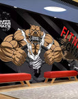 Bulldog and bodybuilding wallpaper