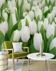 Panoramic tulip wallpaper