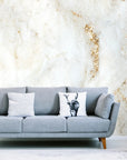 White and gold marble stone wallpaper