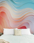Pastel waves wallpaper