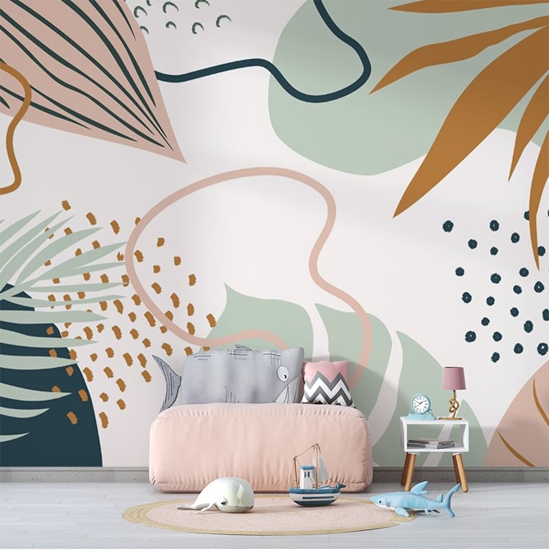 Design foliage wallpaper