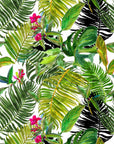 Tropical palm leaf jungle wallpaper