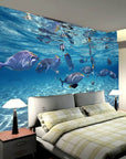 Panoramic ocean landscape wallpaper
