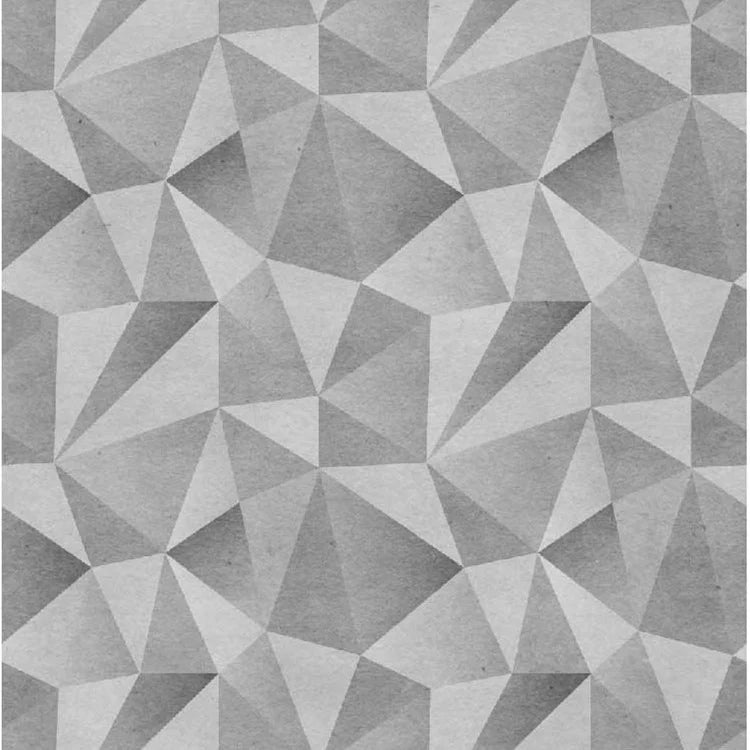 Papier peint 3D géométrique gris clair