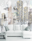 Panoramic wallpaper creative buildings