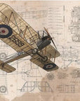 Airplane sketch wallpaper