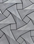 Cement geometric 3D wallpaper