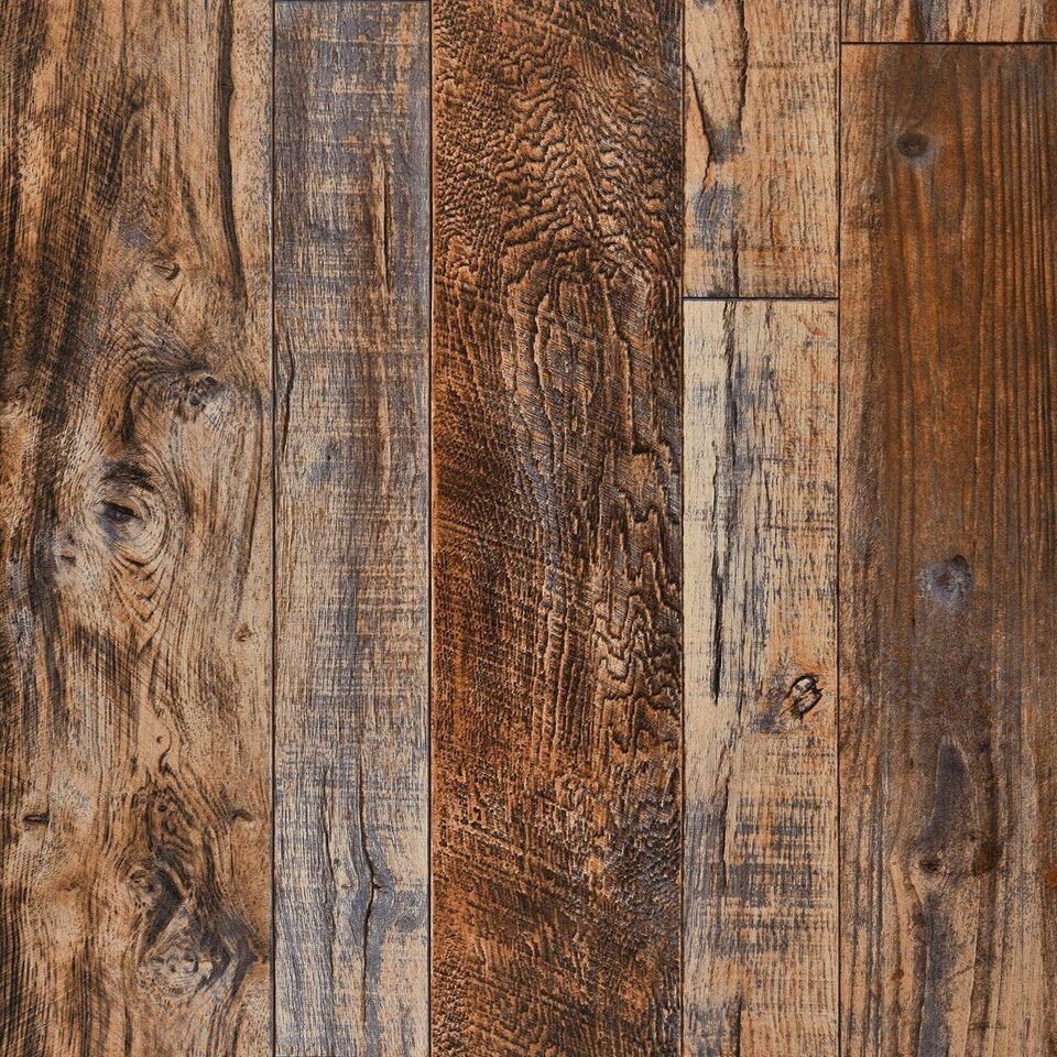 Brown wood planks wallpaper