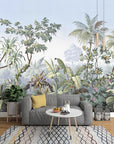 Tropical plant landscape wallpaper