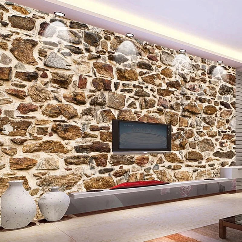 Brown stone wallpaper