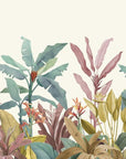 Vintage tropical plants wallpaper