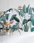 Flowering tropical plants wallpaper