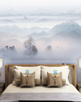 Misty landscape wallpaper