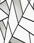 Black lines geometric wallpaper