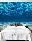 Panoramic ocean depth wallpaper