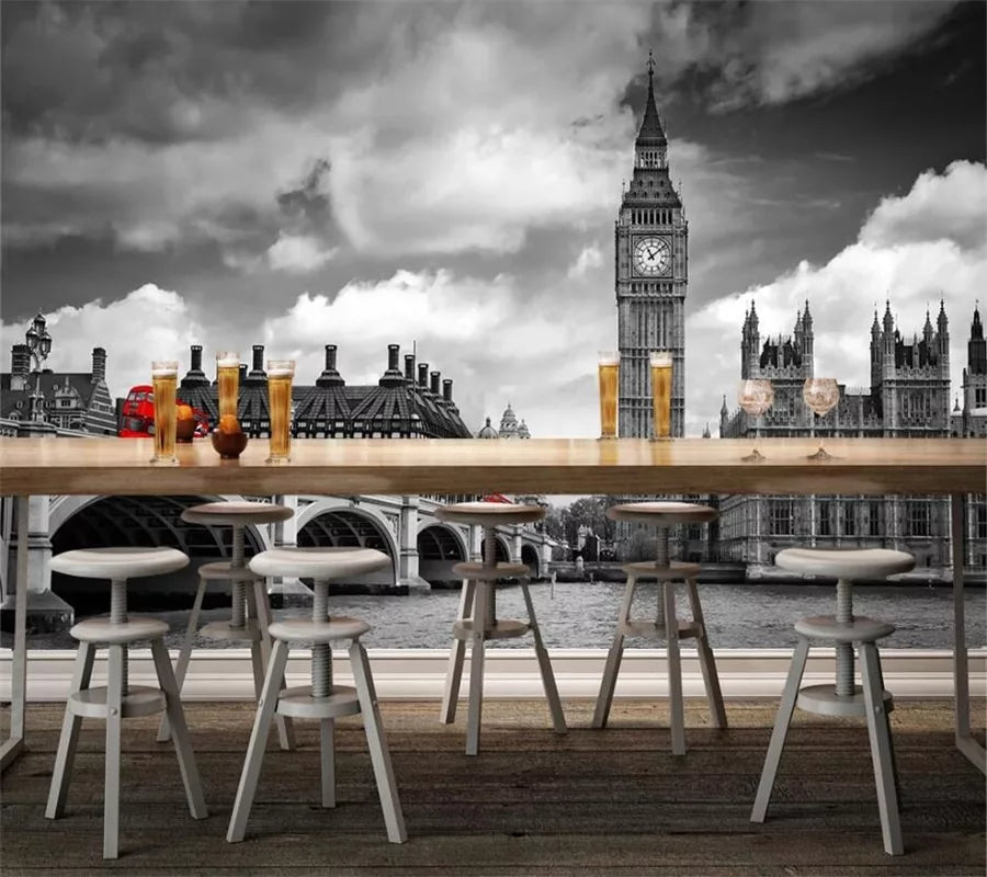 Panoramic London Big Ben wallpaper