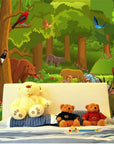 Child's wallpaper with forest animals