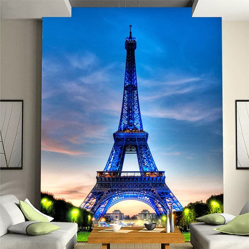 Panoramic sunrise at the Eiffel Tower wallpaper