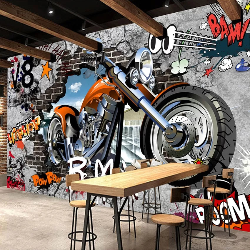 Graffiti bikers wallpaper