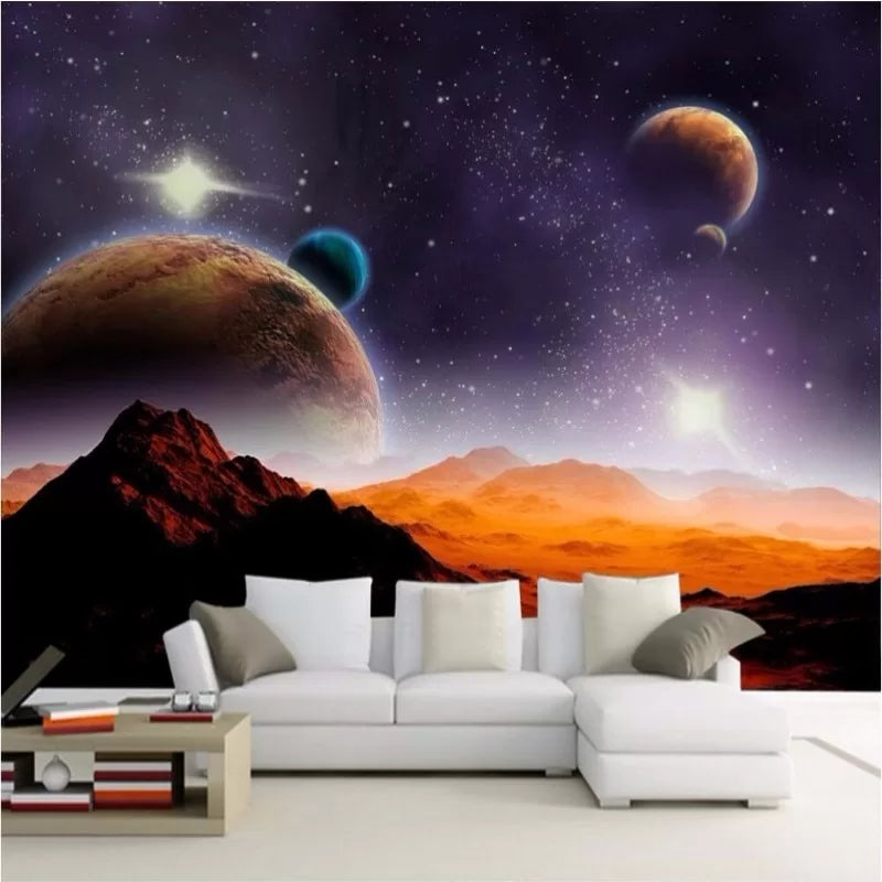 Alien landscape planet wallpaper