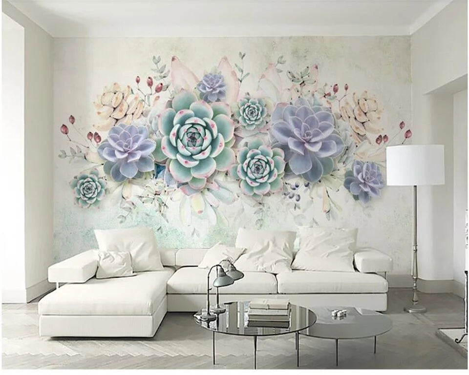 Design bouquet of flowers wallpaper