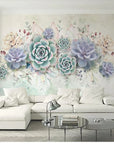 Design bouquet of flowers wallpaper