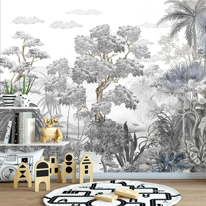 Papier peint paysage tropical panoramique