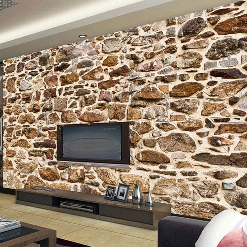 Brown stone wallpaper