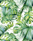 Tropical foliage wallpaper