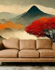 Japanese wallpaper autumn mountains