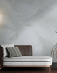Panoramic white feather wallpaper