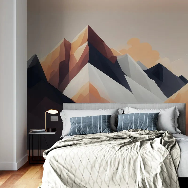 Mountain art wallpaper