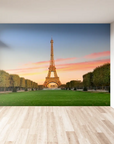 Panoramic Eiffel Tower wallpaper