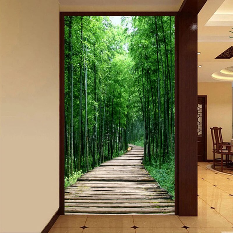 Bamboo forest landscape wallpaper