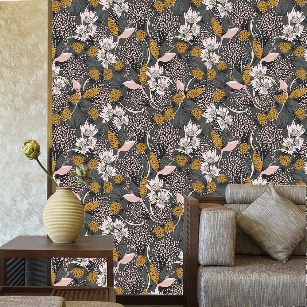 floral modern wallpaper