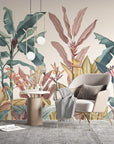Colorful tropical plants wallpaper