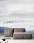 Panoramic ocean and cloud wallpaper
