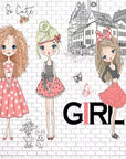 Child's fashion girl wallpaper