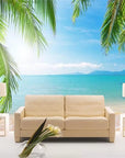 Panoramic paradise beach wallpaper