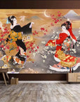 Fond d'écran geisha japonaise