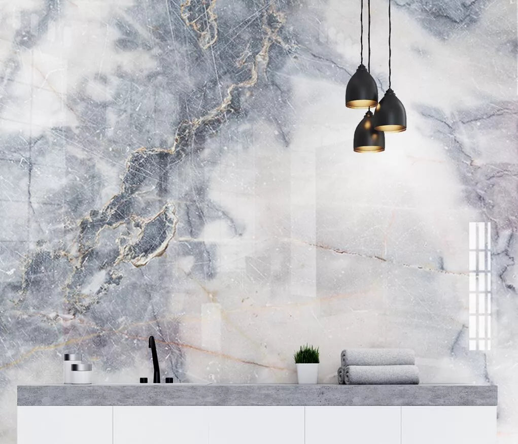 Grey marble wallpaper