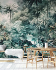 Papier peint aquarelle jungle tropicale