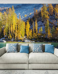 Alpine lake wallpaper