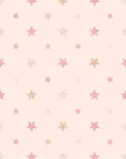 Child's wallpaper with pink stars