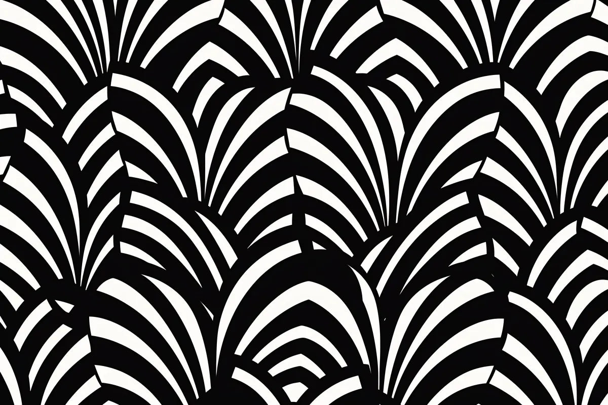 Black and white stripes wallpaper