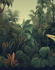 Papier peint panoramique jungle dense