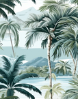 Panoramic Imperial Palms wallpaper